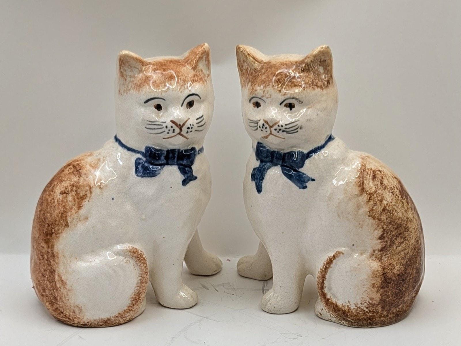 Staffordshire cat - Etsy 日本