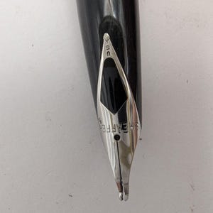 Sheaffer Dip Fountain Pen with Inlaid Steel Triumph Nib And Levenger Raven Black image 2