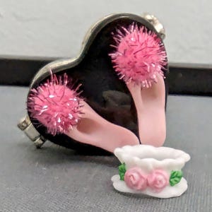 Midwest PHB (gångjärnslåda i porslin) skor på topplåda #35794 NIB, 1,5 tum med strumpeband