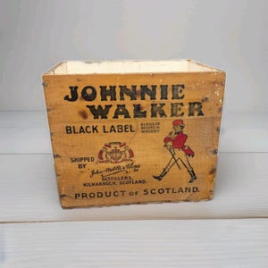 Johnnie Walker Crate - Etsy