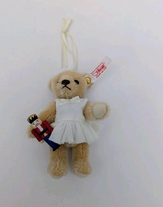 RARE 2013 Steiff Teddy Bear Clara Nutcracker Numbered Ornament 735