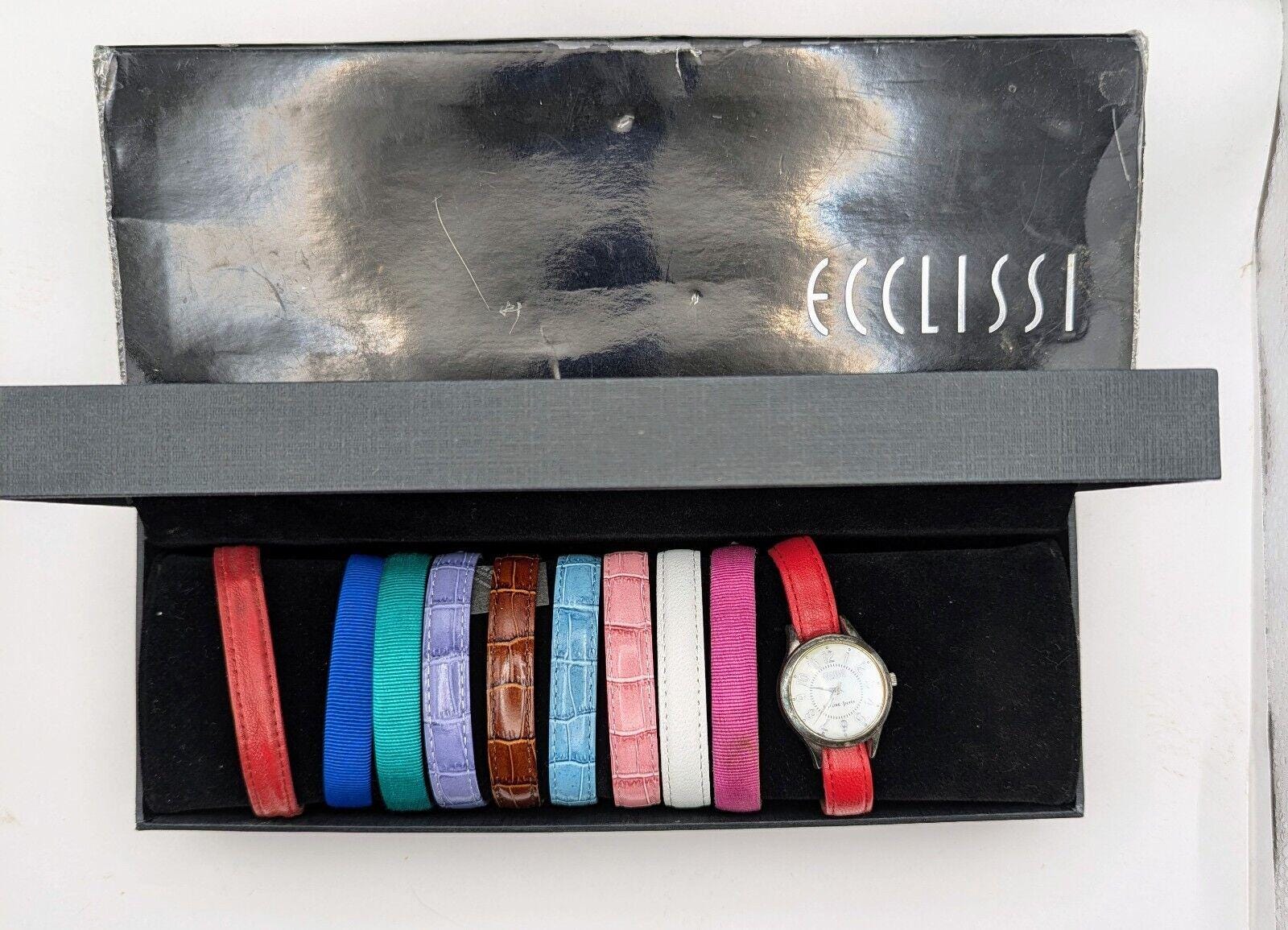 ★925銀製★エクリッシ クォーツ腕時計 スイス製ムーブメント ECCLISSI estate-ecclissi-sterling-