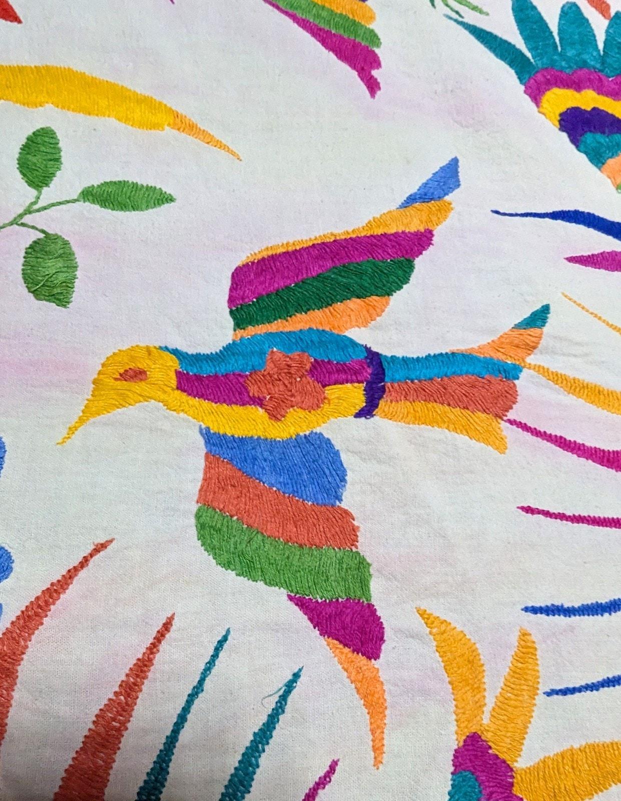 タペストリー メキシコ刺繍 オトミ テナンゴスタイル ハンドメイド 67