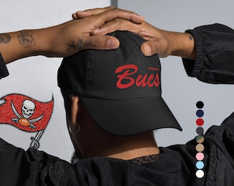 Tampa Bay Buccaneers Hat / Cap, Gift Idea for NFL american football supporters and Bucs fans, FanArta Fashion Merch Style Collection