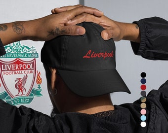 Liverpool FC Hat / Cap, creative Gift Idea for Football Supporters and Reds Soccer Fans, FanArta Fashion Merch Style Collection