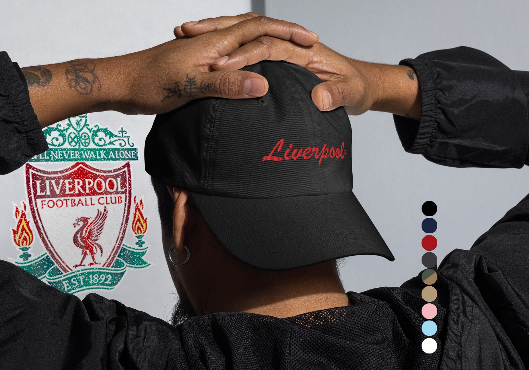 Liverpool FC Hat Cap Creative Gift Idea for Football Supporters and Reds Soccer Fans Fanarta Fashion Merch Style Collection Etsy UK