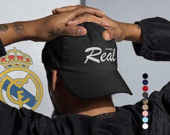 Real Madrid CF Hat / Cap, creative Gift Idea for Football Supporters and Blancos Soccer Fans, FanArta Fashion Merch Style Collection
