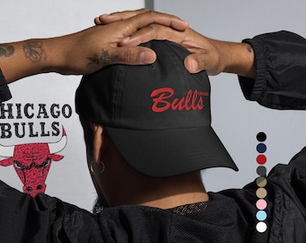 Chicago Bulls Hat / Cap, creative Gift Idea for NBA basketball supporters and Bulls fans, FanArta Fashion Merch Style Collection