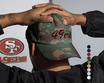 San Francisco 49ers Hat / Cap, creative Gift Idea for NFL american football supporters and 49er fans, FanArta Fashion Merch Style Collection