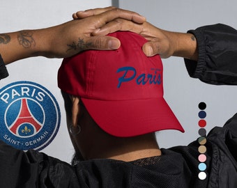 Paris Saint Germain Hat / Cap, creative Gift Idea for Football Supporters and PSG Soccer Fans, FanArta Fashion Merch Style Collection