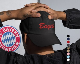 FC Bayern München Hat / Cap, creative Gift Idea for Football Supporters and Munich Soccer Fans, FanArta Fashion Merch Style Collection