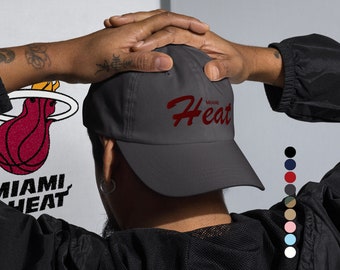 Miami Heat Hat / Cap, creative Gift Idea for NBA basketball supporters and Heat fans, FanArta Fashion Merch Style Collection