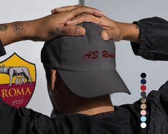 AS Roma Hat / Cap, creative Gift Idea for Giallorossi Football Club Supporters and Soccer Fans, FanArta Fashion Merch Style Collection