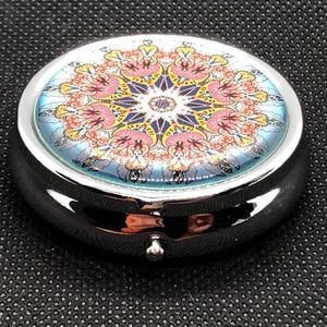 Pillendose , Tablettenbox, Tragbare Pillendose , 3 teilige Pillendose, Tablettenbox für unterwegs 03