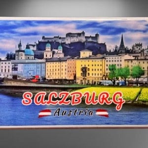 Salzburg Austria, Salzburg souvenir, Salzburg magnet, Austria souvenir, Salzburg travel souvenir, Salsburg fridge magnet
