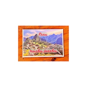 Magnete Machu Picchu Perù, souvenir del Perù, souvenir di Machu Picchu, souvenir di viaggio del Perù