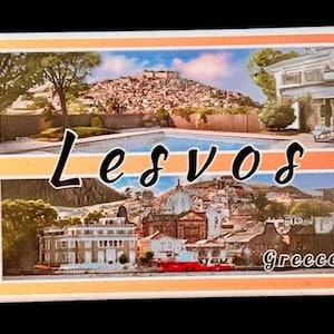 Lesvos ,Griechenland, Lesbos Souvenir, Lesvos Magnet, Griechenland Souvenir, Lesvos Reiseandenken, Lesvos fridge magnet