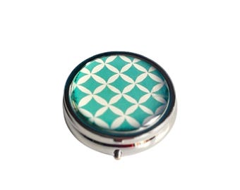 Pillendose , Tablettenbox, Tragbare Pillendose , 3 teilige Pillendose, Tablettenbox für unterwegs 11, pillbox , pillcase, tablett case,