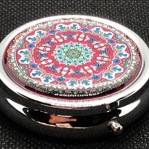 Pill box, tablet box, portable pill box, 3-piece pill box, tablet box for on the go 16, pillbox, pillcase, tablet case,