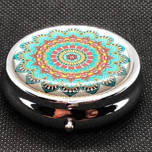 Pill box, tablet box, portable pill box, 3-piece pill box, tablet box for on the go 11, pillbox, pillcase, tablet case190825
