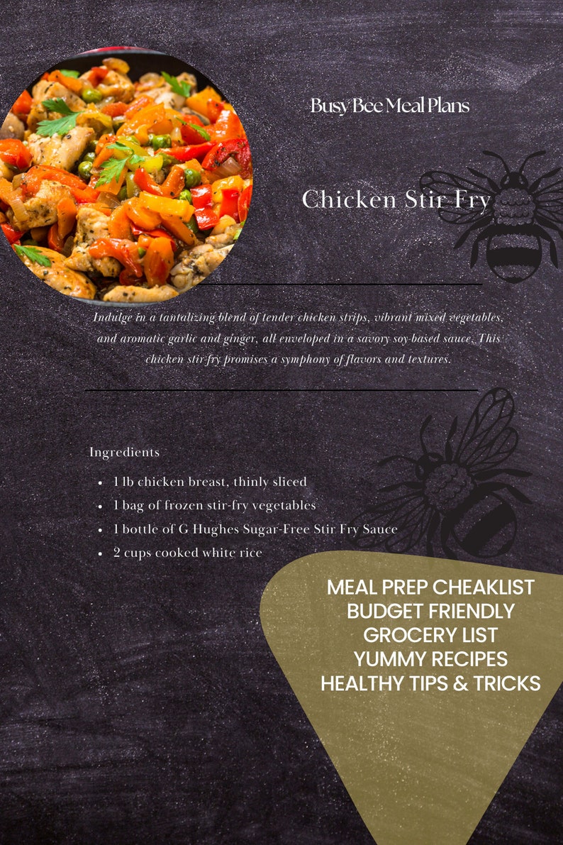 Gluten Free Meal Plan Kit Easy Meal Planning for Beginners, Recipe