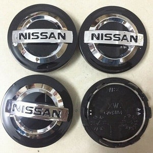 4pcs Car Wheel Center Styling Cover Hub Caps Accessories for Nissan Emblem Qashqai Tiida Almera Altima Teana X-Trail Juke Note black 54mm