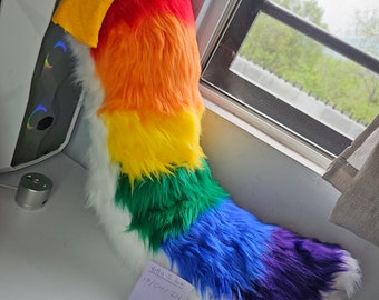 PRÊT À L'EXPÉDITION ! Fursuit Premade Pride Tail