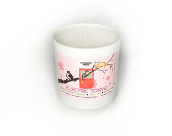 Electric Tokyo Cherry Blossom Vanilla Oak Candle