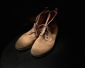 Men’s Suede Boots Brown Leather Vero Chico