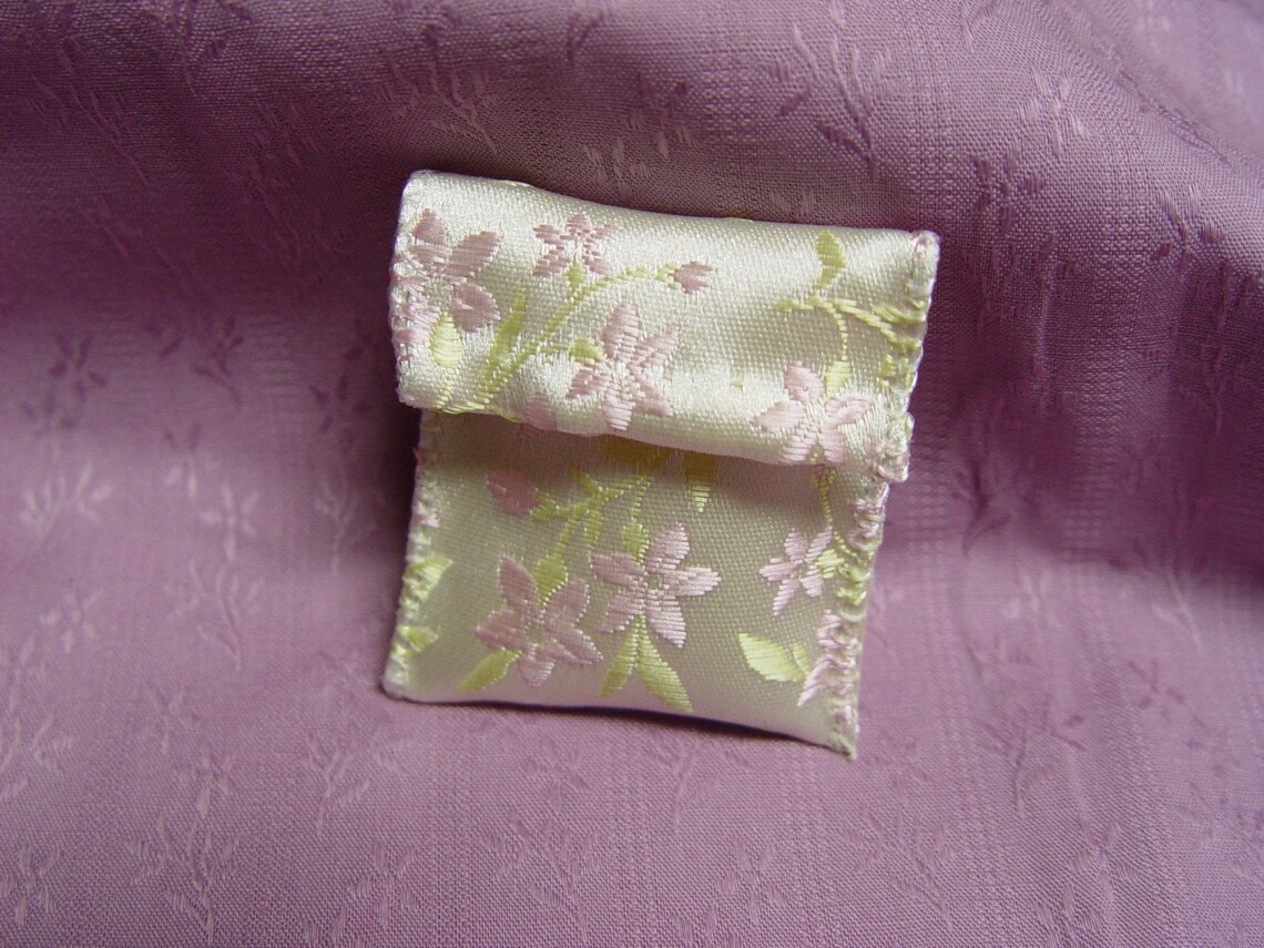 Jewelry Envelopes Mini fabric envelope Satin Embroidered Etsy
