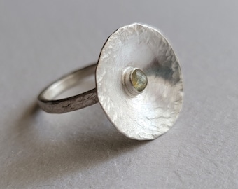 Labradorite Circumfusing. Sterling and Fine Silver. One of a Kind. Ready to Ship!