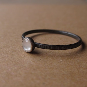 Tiny Mother of Pearl Ring