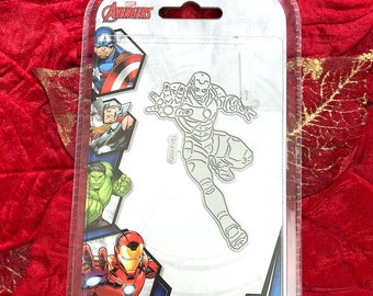 New Iron Man, Marvel Avengers Die Set, Superhero, Movie Character, Graphic Novel Hero, Paper Crafter, Card Making, Gift Idea,