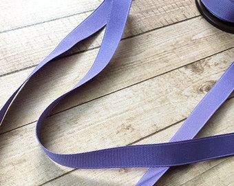 Purple, Very Peri Grosgrain Ribbon, Trim, Scrapbook, Card Making, Home Decor, Craft Project, Lilac, Invitation, Hair Bow, Baby - .625" Width