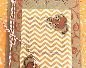 What I'm Thankful For Greeting Card, Thanksgiving, Fall, Thank You, Appreciation, Friendship, Family, Caring, Love, Leaves, List - 4" x 5.5"