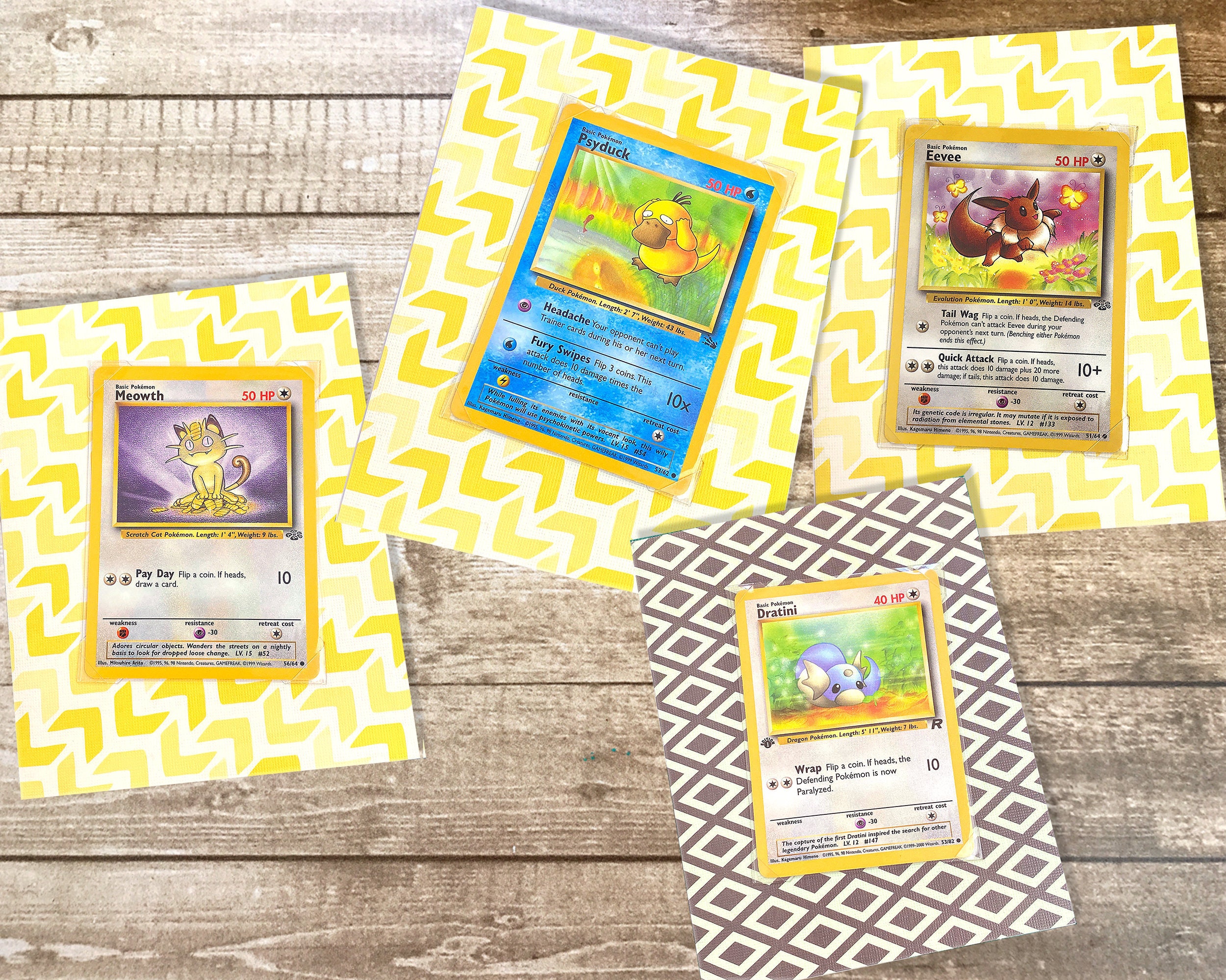 Authentische Pokémon Karte auf Notizkarte Pick One Eevee - Etsy Österreich