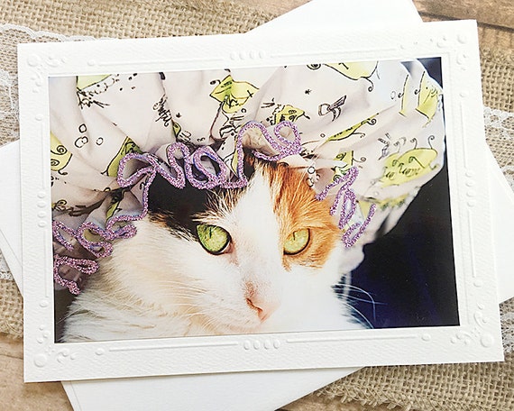 kitten shower cap