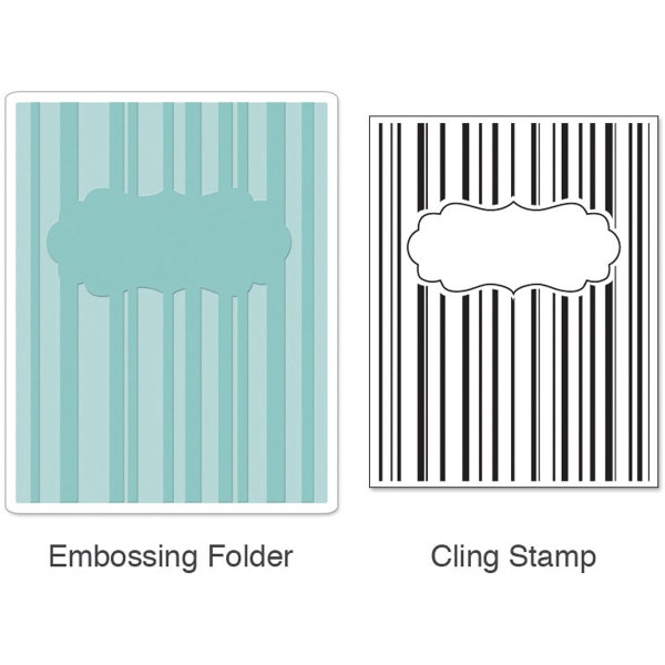Sizzix Stripes & Frames Stamp and Emboss Set: Hero Arts Card Making