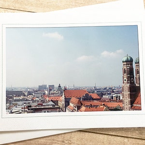 München Frauenkirche Fine Art Photography Notitiekaart, Europa reizen, Onze-Lieve-Vrouwekathedraal, München, Duitsland, gotisch, kerk-7 "x 5"