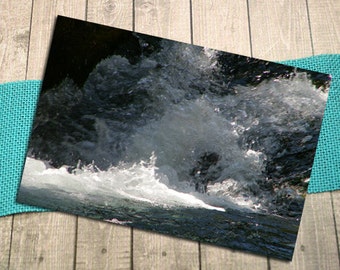 Splashing Water Fine Art Postcard, Creek, Waterfall, Black Hills, South Dakota, Country, Nature, Hiking, Outdoors, Postcrossing - 5.75" x 4"