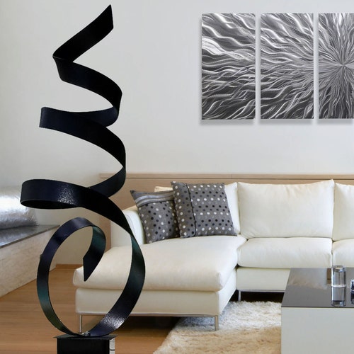 Lotus Flower Large Outdoor Metal Wall Art Garden Sculpture Etsy