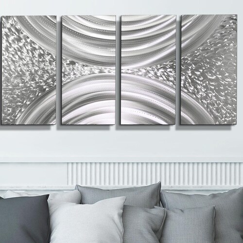 Metal Wall Art Modern Metal Art Indoor Outdoor Art Abstract Etsy
