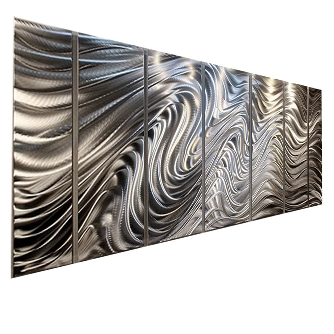 Metal Wall Art Large Minimalist Artwork Modern Indoor Etsy