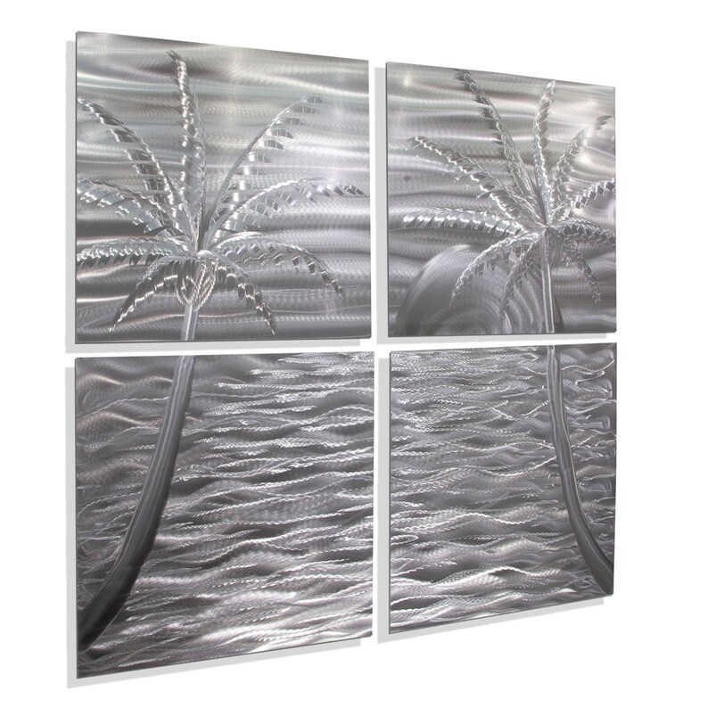 Tropical Metal Wall Art Indoor Outdoor Art Beach Wall Art Etsy