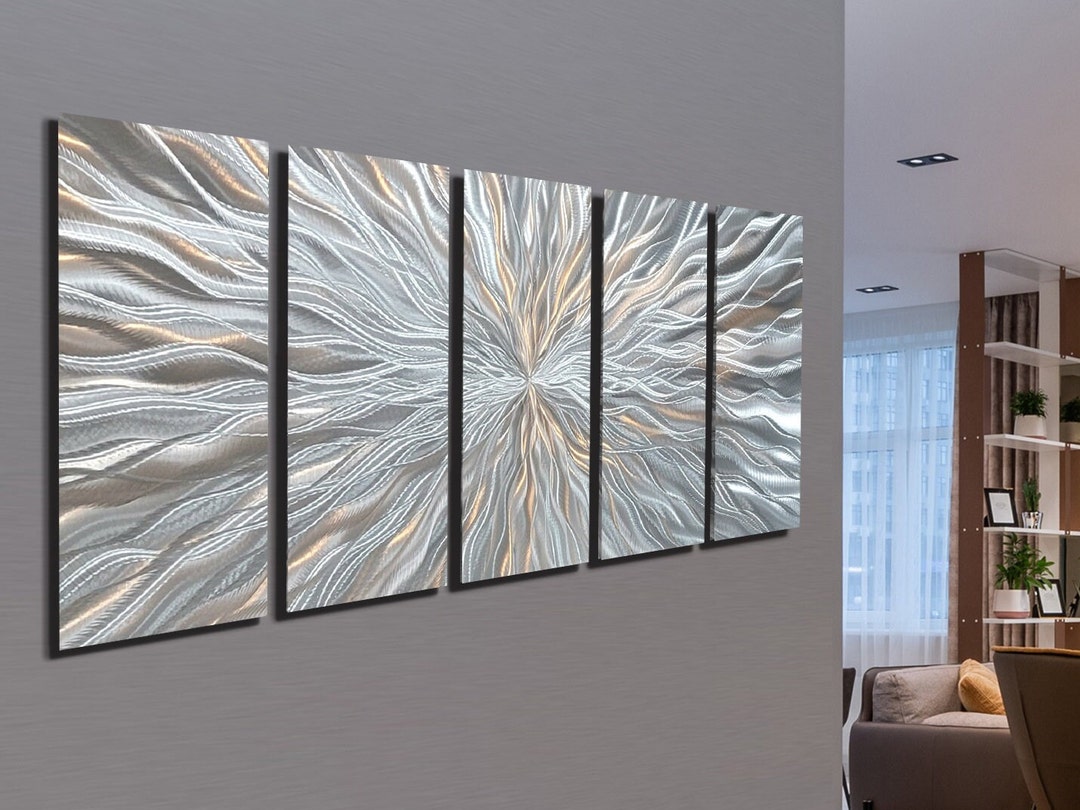 Abstract Metal Wall Art, Wall Sculpture, Indoor Outdoor Art, Modern