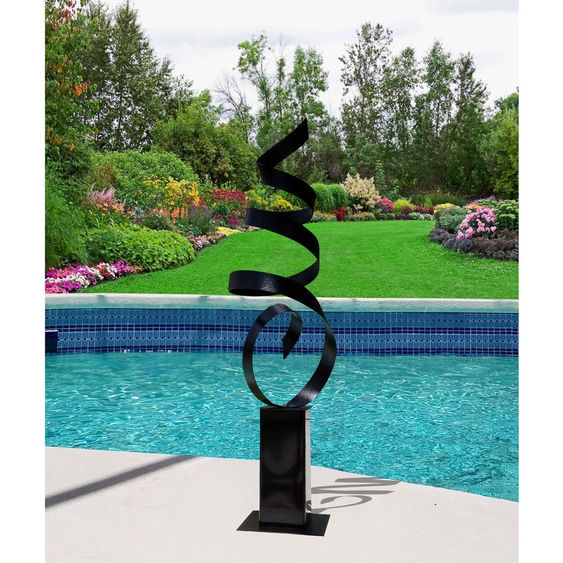 Large Metal Sculpture Abstract Indoor Outdoor Art Etsy UK