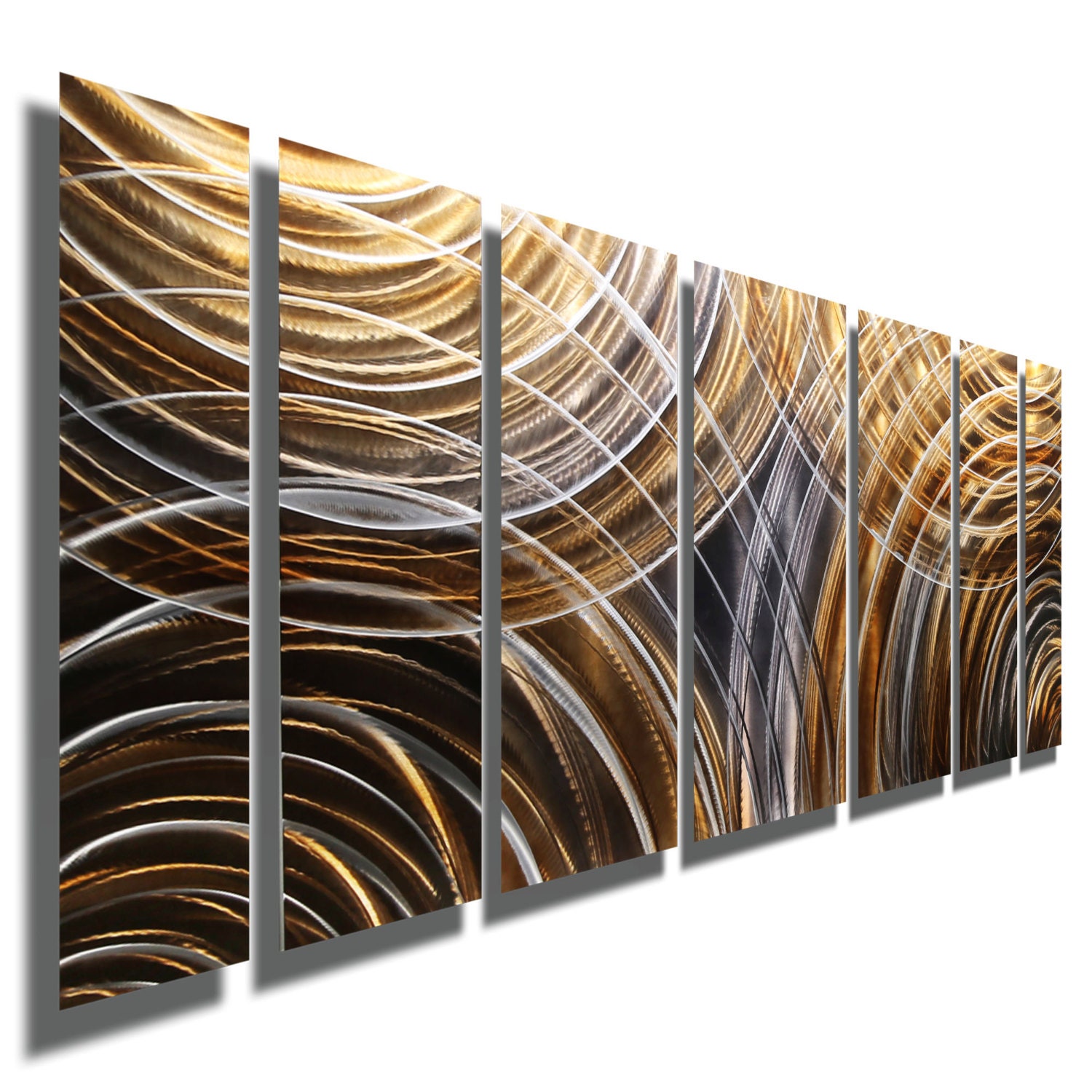 Metal Wall Art Multi Panel Wall Art Abstract Painting Large Etsy