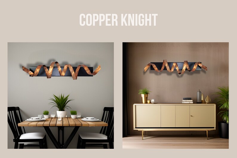 STATEMENTS2000 Abstract Metal Wall Art, Modern Metal Art 3D Wall