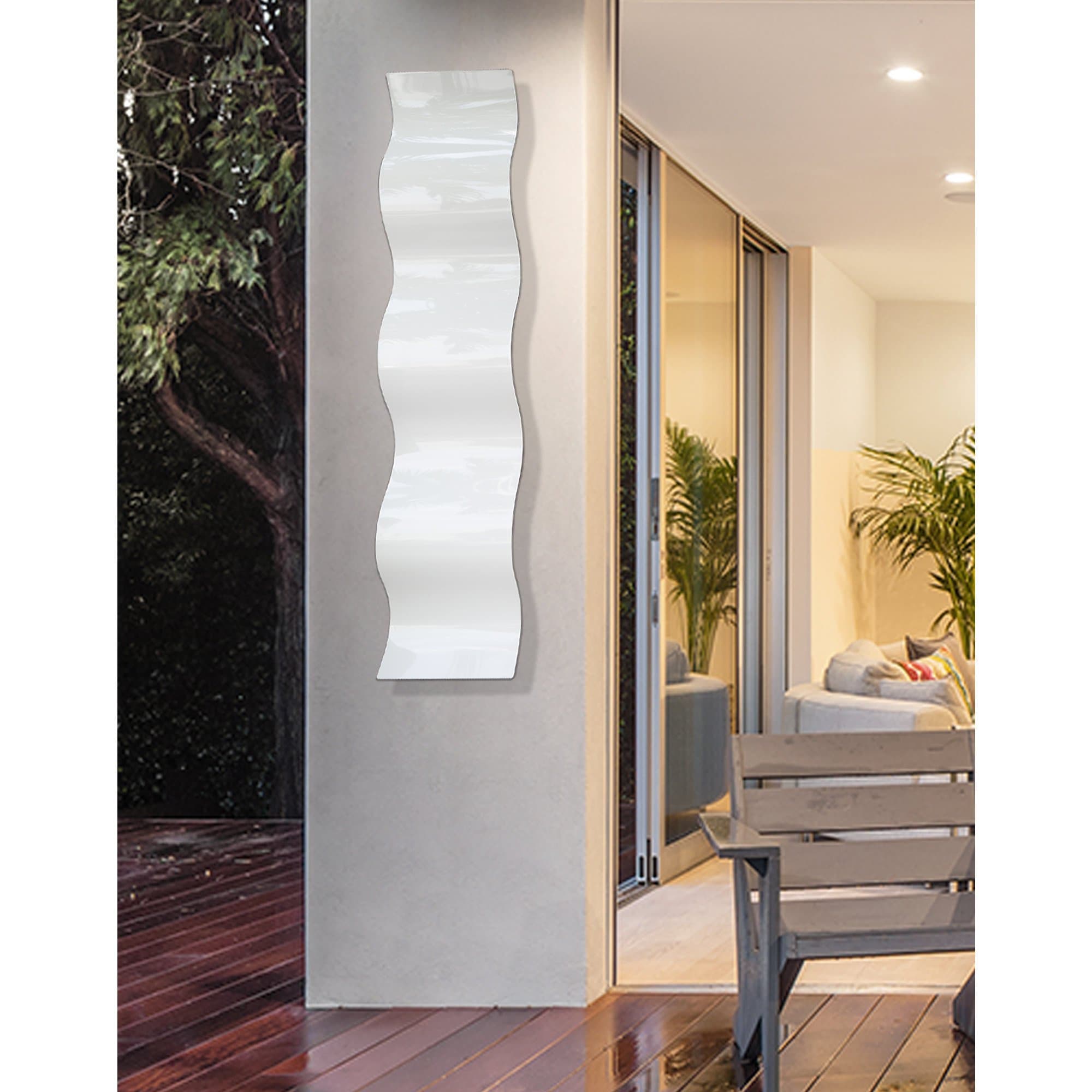 White Metal Wall Art Indoor Outdoor Art Abstract Art 3D Wall - Etsy UK