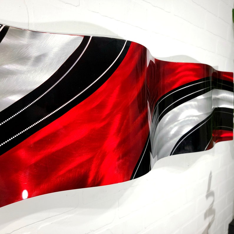 Metal Wall Art Abstract Art 3D Wall Sculpture Contemporary - Etsy
